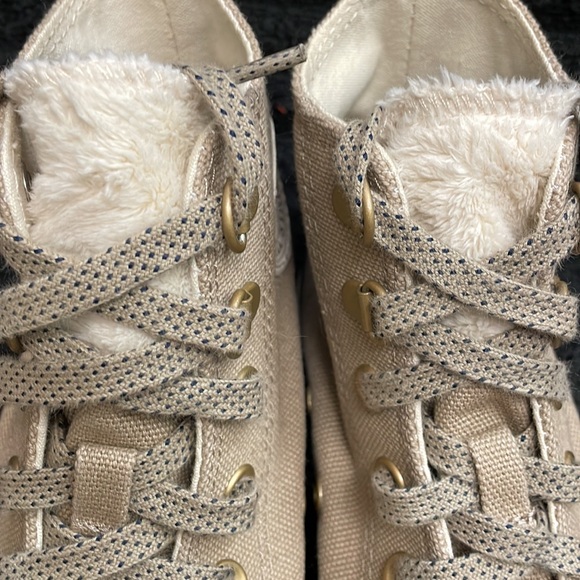 CONVERSE ALL STAR FAUX FUR HIGH TOPS - Picture 3 of 9